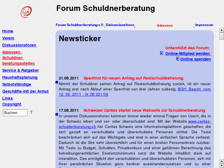 www.forum-schuldnerberatung.de