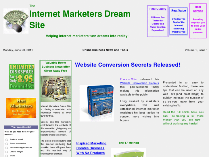 www.internetmarketersdreamsite.com