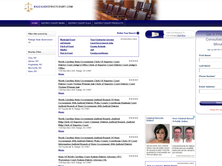www.raleighdistrictcourt.com