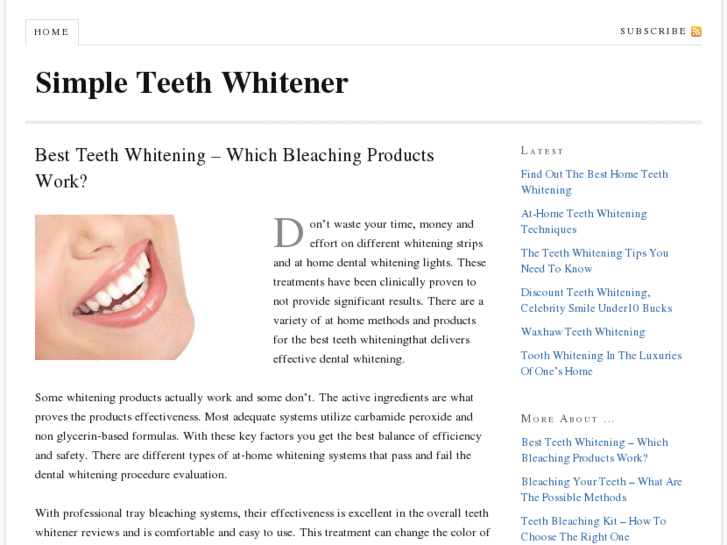 www.simpleteethwhitener.com