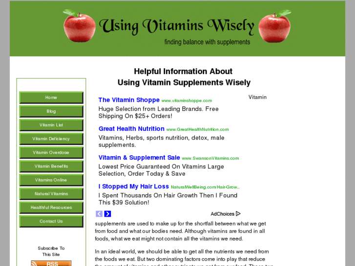 www.usingvitaminswisely.com