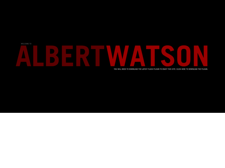 www.albertwatson.net