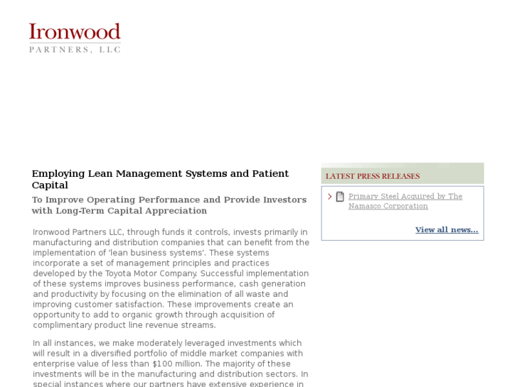 www.ironwood-partners.com