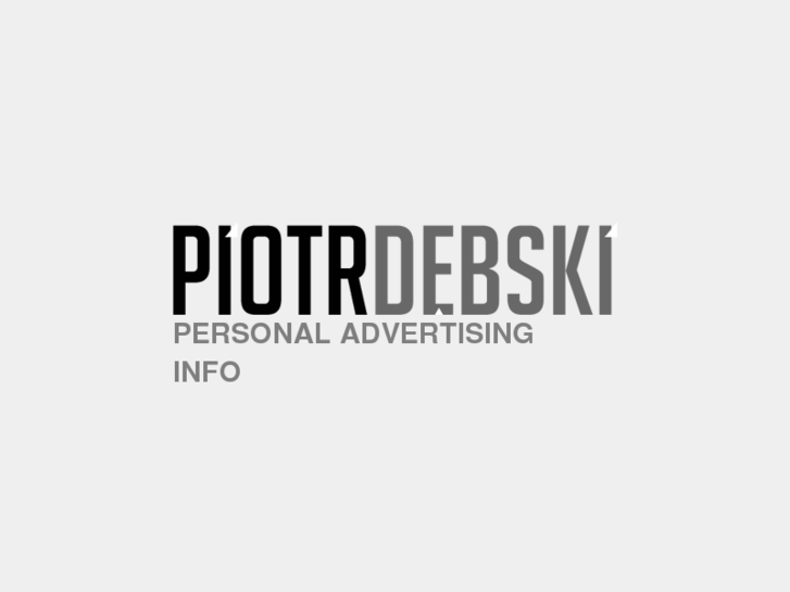 www.piotrdebski.com