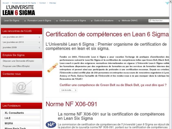 www.universite-lean6sigma.com