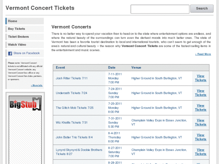 www.vermontconcerttickets.com