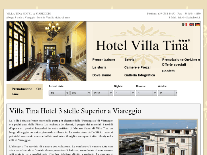 www.villatinahotel.com