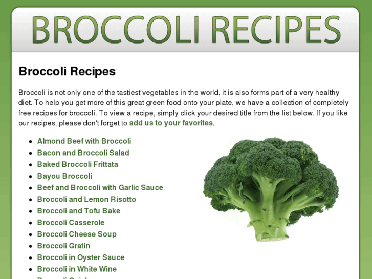 www.broccolirecipes.net