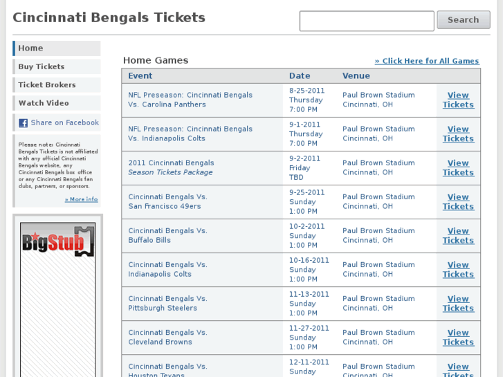 www.cincinnatibengalstickets.biz