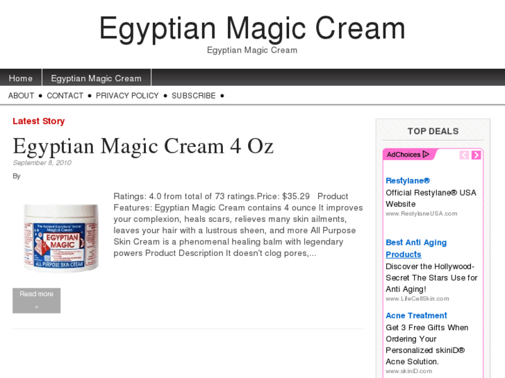 www.egyptianmagiccream.org