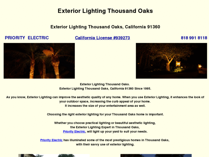 www.exteriorlightingthousandoaks.com