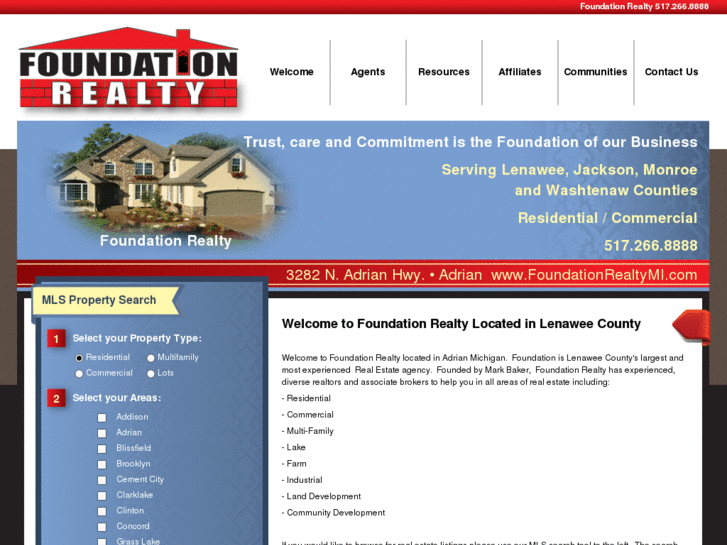 www.foundationrealtylenawee.com