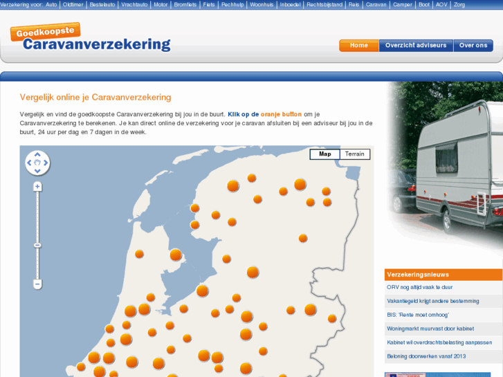 www.goedkoopste-caravanverzekering.nl