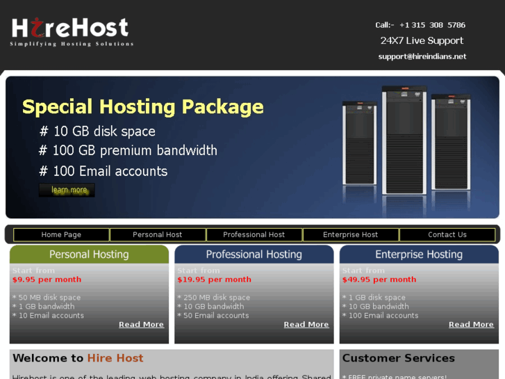 www.hirehost.net