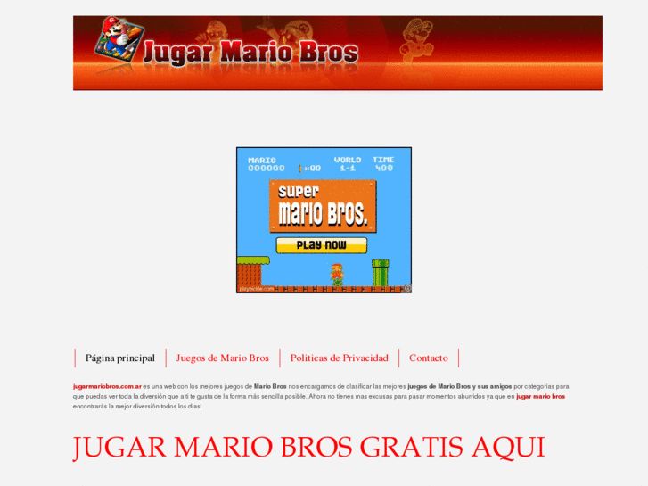 www.jugarmariobros.com.ar