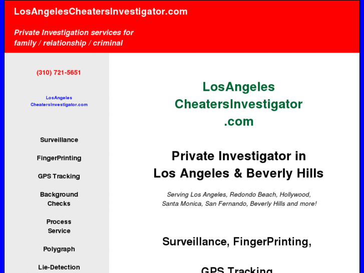 www.losangelescheatersinvestigator.com