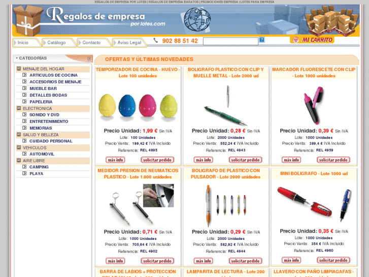 www.regalosdeempresaporlotes.com