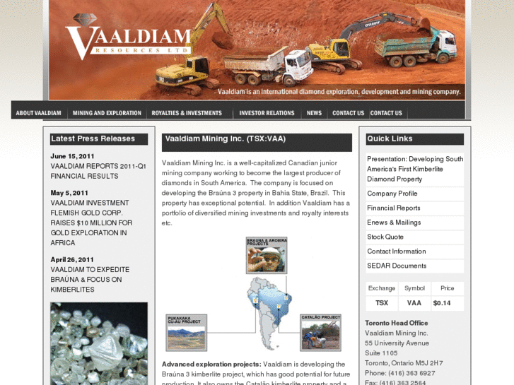 www.vaaldiam.com