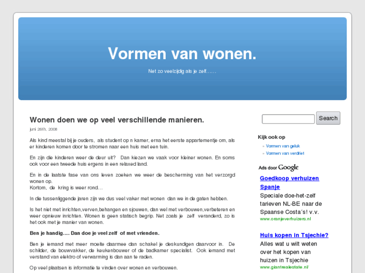 www.vormenvanwonen.nl