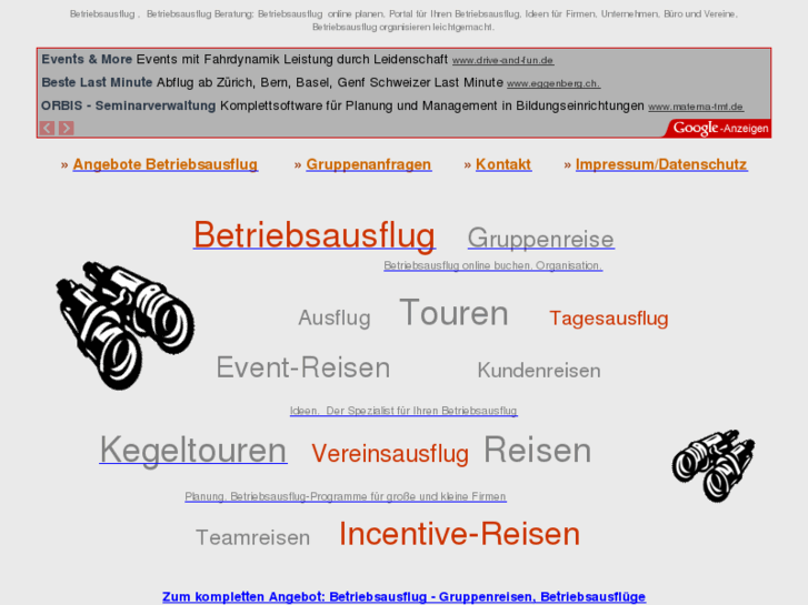 www.betriebsausflug.biz