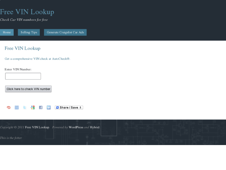 www.freevinlookup.com