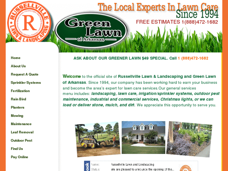 www.greenlawnofarkansas.com