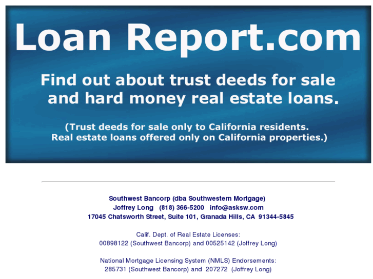 www.loanreport.com