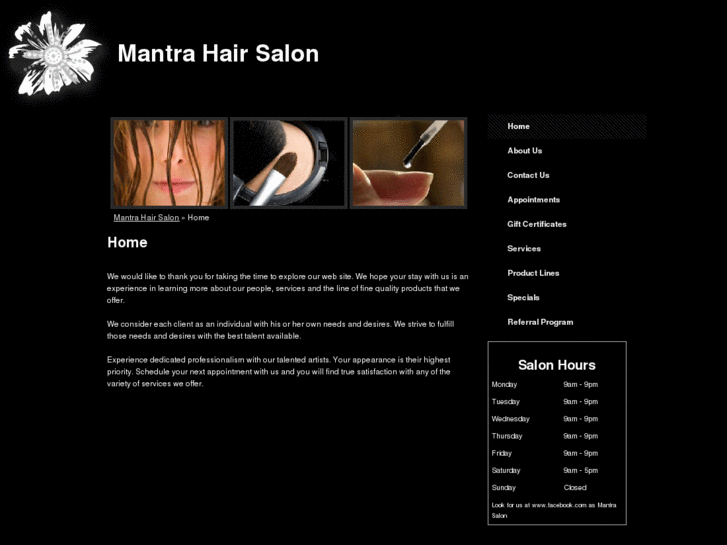 www.mantrahairsalon.com