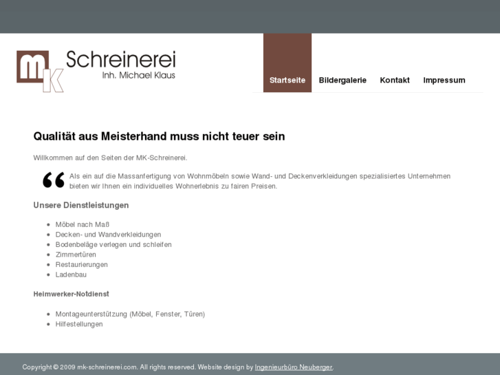 www.mk-schreinerei.com