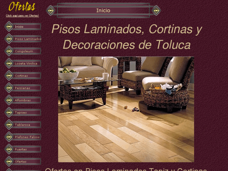 www.pisoslaminadoscortinasydecoraciones.com