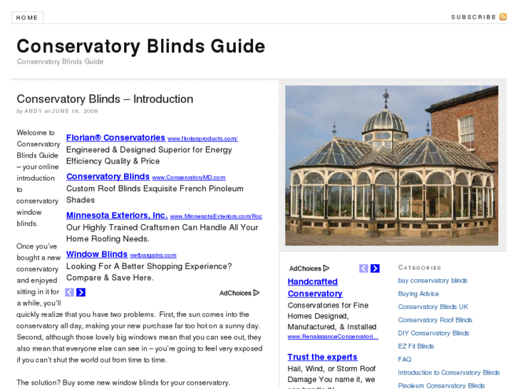 www.conservatoryblindsguide.com