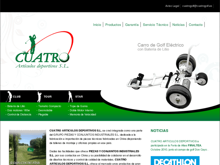 www.cuatrogolf.com