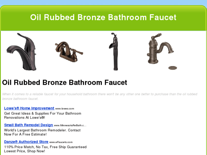 www.oilrubbedbronzebathroomfaucet.com