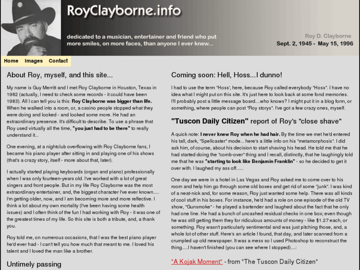 www.royclayborne.info