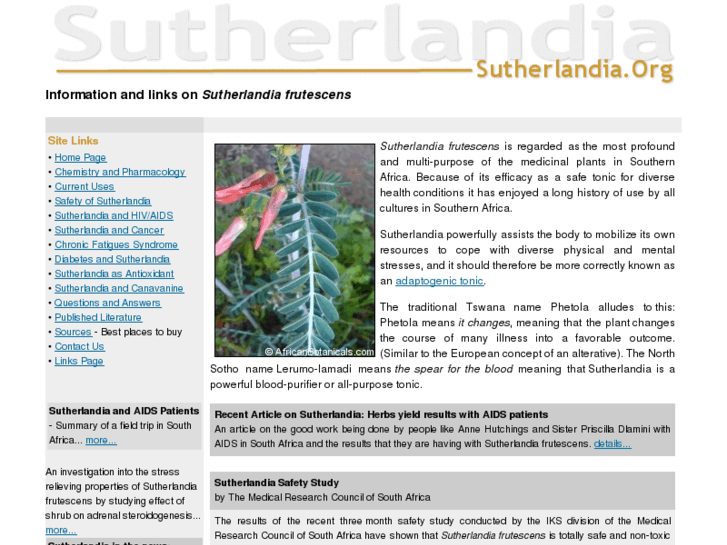 www.sutherlandia.org
