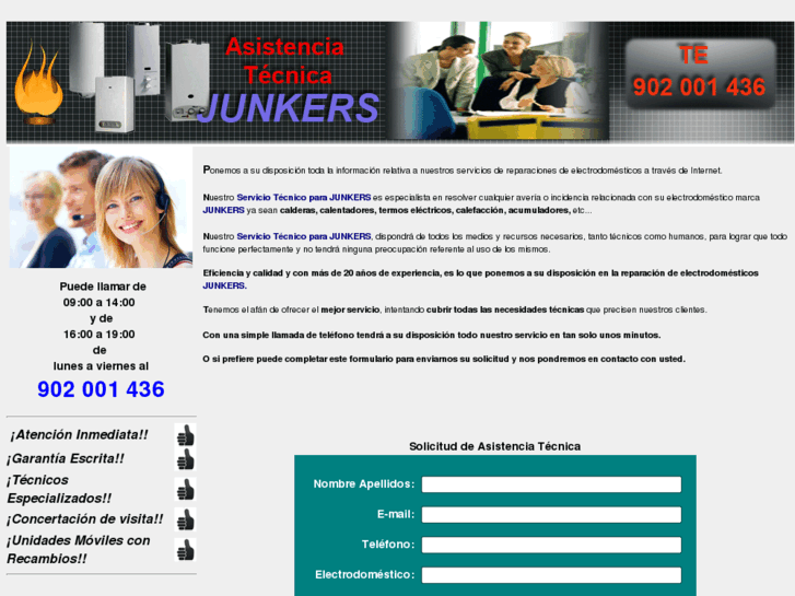 www.asistenciatecnicajunkers.es