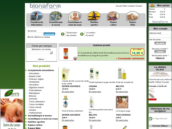 www.bionaform.fr