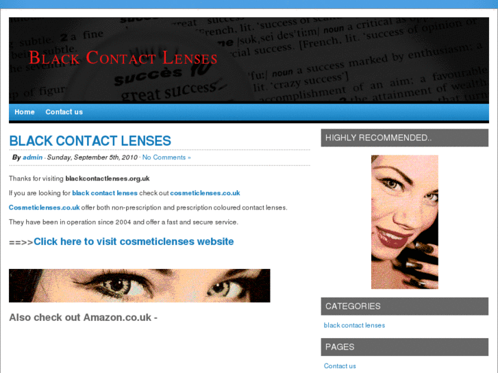 www.blackcontactlenses.org.uk