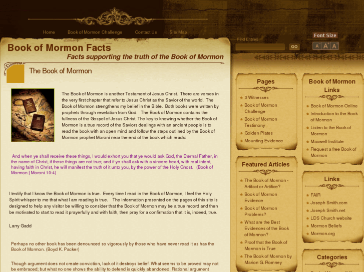 www.bookofmormonfacts.com