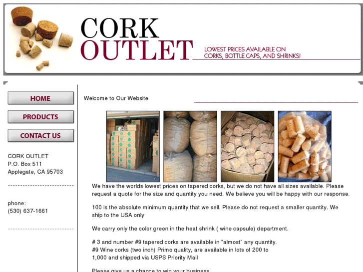 www.corkoutlet.com