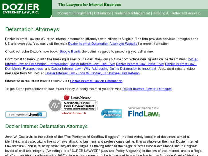 www.defamation-attorneys.com