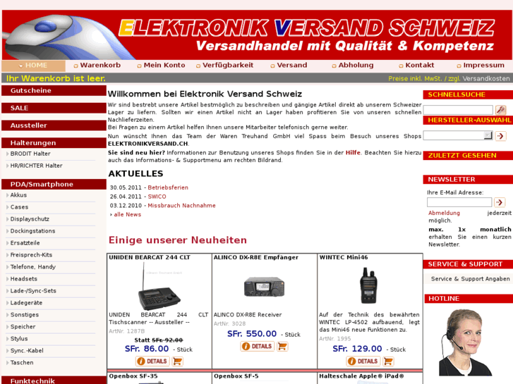 www.elektronikversand.ch