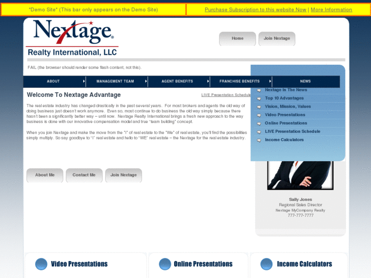 www.nextageadvantagedemo.com