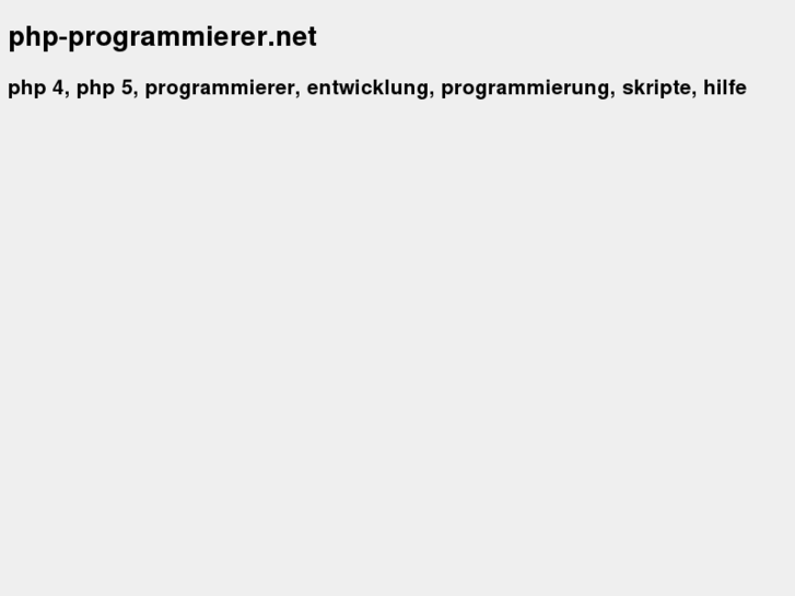 www.php-programmierer.net