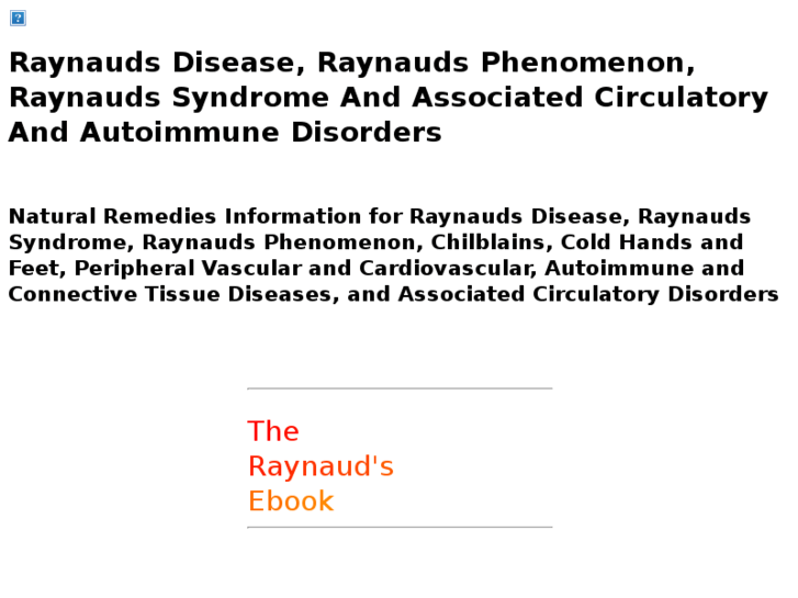 www.raynaudsdisease.org