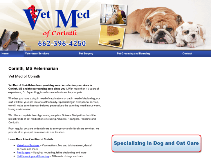 www.vetmedofcorinth.com