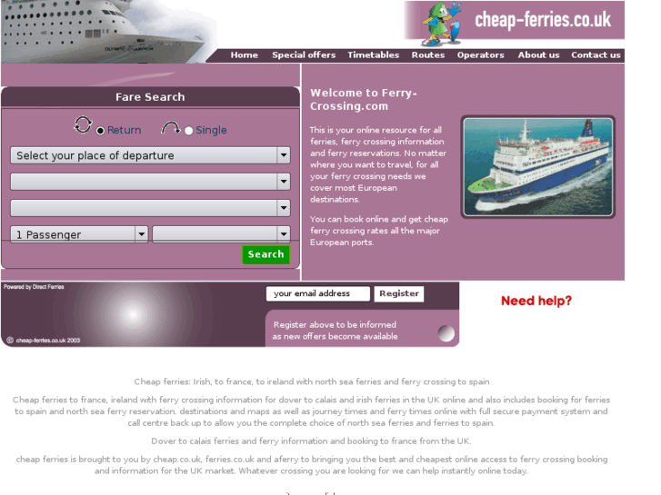 www.ferry-crossing.com