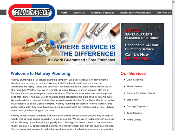 www.hallwayplumbing.com