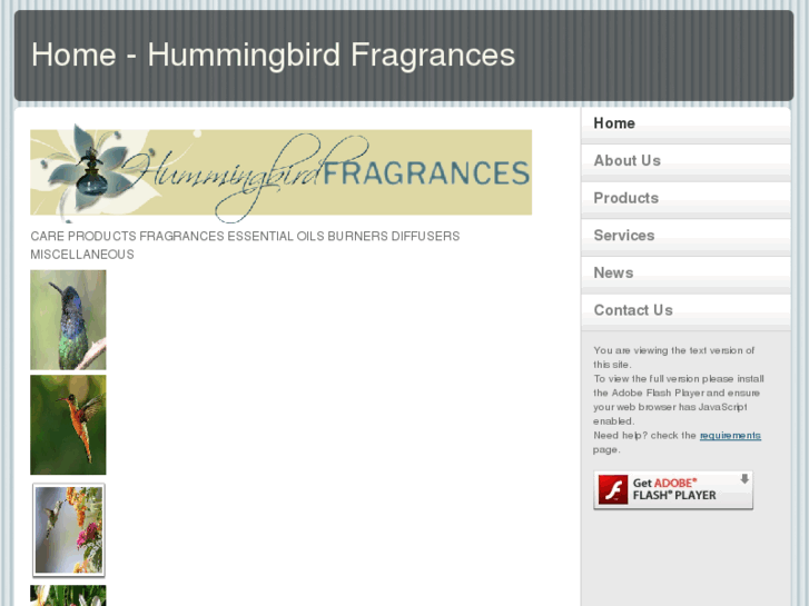 www.hummingbirdfragrances.com