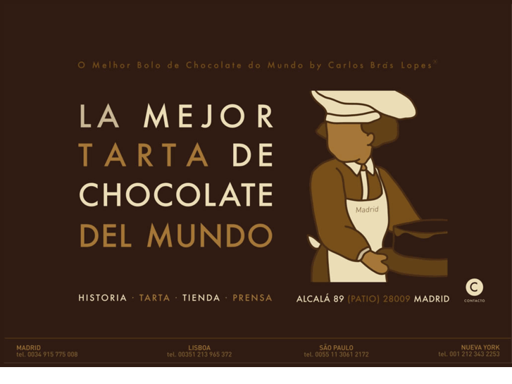 www.lamejortartadechocolatedelmundo.com